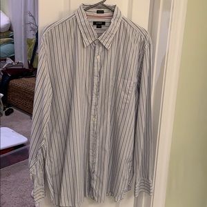 Blue stripe J. Crew button down